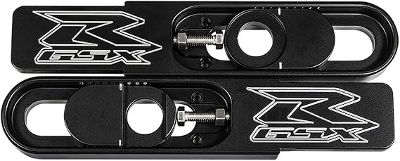2020 GSXR 600/750 Swingarm Extensions Black Engraved 4.5-9" Stretch - Made in the USA