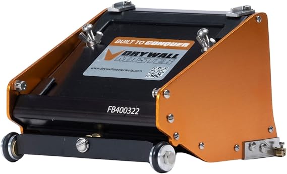 5.5" High Capacity Flat Finishing Box | Drywall Master Compact Coating Tool with Expanded Mud Capacity Long-Lasting Tie Rod Chicago Family Owned
