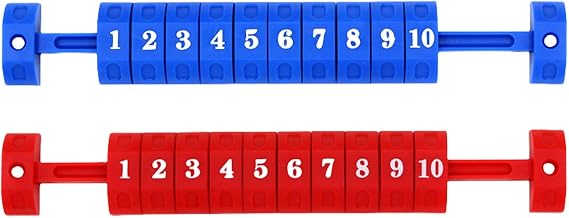 QINGFAN Football Counter 2Pcs Table Football Counter Foosball Scoring Units Counters Table Football Scoreboard Accessory