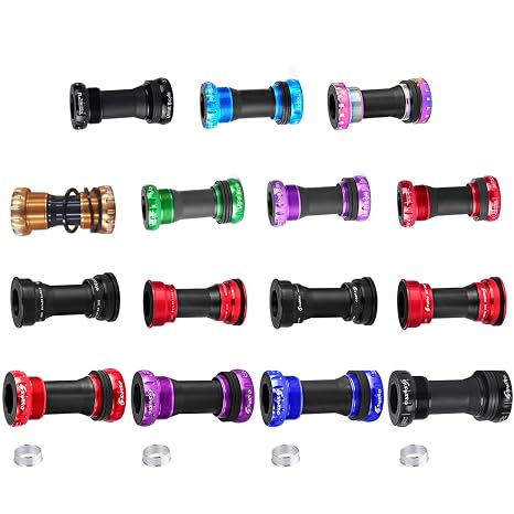 Ceramic Bearing Road Bottom Bracket 24mm 22mm Bearing Assembly Crankset 68mm-73mm 22mm 24mm