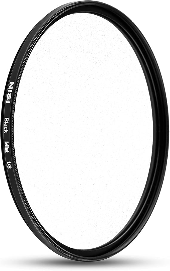NiSi - 52mm Black Mist 1/8 Strength, Circular Diffusion Effect Filter | Soften Images, Reduce Contrast, Enhance Mood & Atmosphere, Dream-Like Cinematic Effect, For Photography & Videography