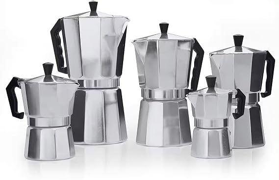 Manchester Bee Italian Espresso Maker 1 Cup Italian Stove Top Coffee Percolator Moka Pot 1 Cup / 50ml
