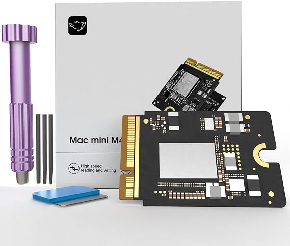 M4 Mac Mini SSD Hard Drive Storage Upgrade for Mac mini M4 SSD-2TB