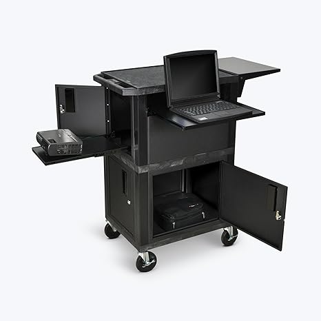 LUXOR WTPSCE 41"H Ultimate Presentation Station with Cabinets