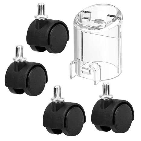 Self-Cleaning Hose Tool & 4 Pack Castor Wheels