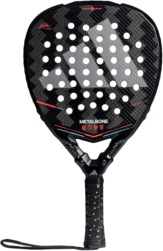 adidas Metalbone 2026 Racket Ale Galan Black, Diamond Shape, EVA Soft Performance Foam, aluminized Carbon 16K