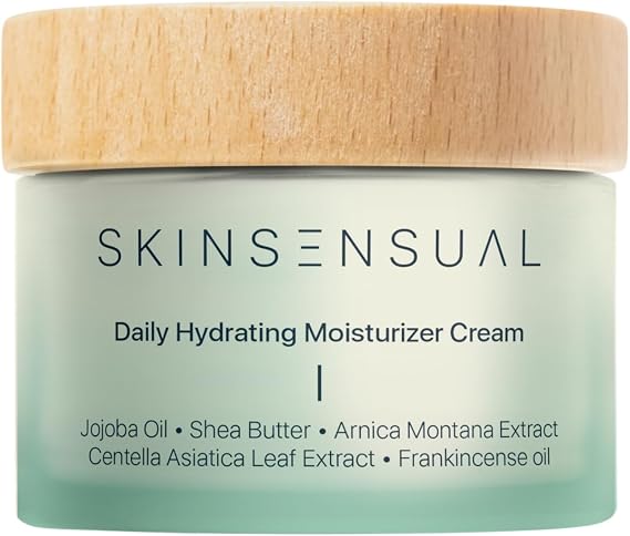 Skin Sensual Daily Hydrating Moisturizer Cream 50 ml | 24 Saat Etkili Nemlendirici | Jojoba Oil & Shea Butter | Günlük Nem Bakımı | Tüm Cilt Tipleri