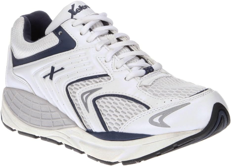 Xelero Matrix - Men's Motion Control Walking Shoe White/navy Mesh - 12 Wide
