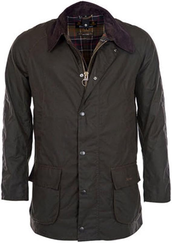 Barbour Bristol Wax Jacket - Olive - M