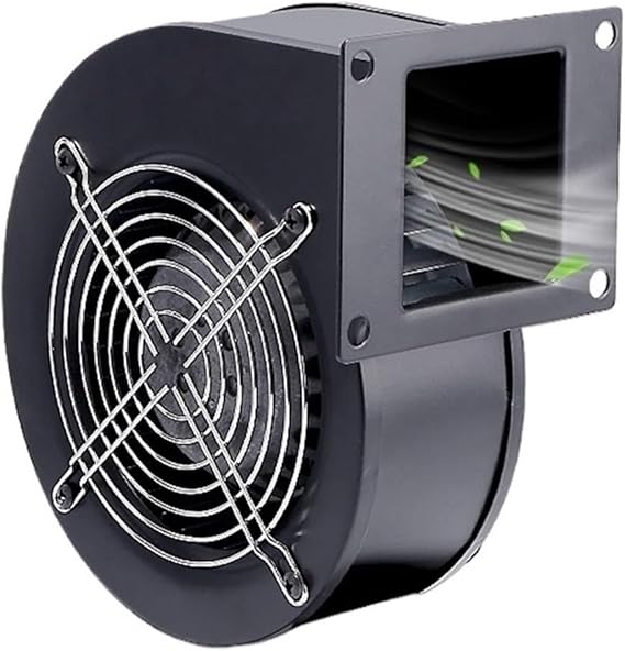 DEBLAN Industrial Frequency Centrifugal Fan 130FLJ1J5 Small Exhaust Fan Air Model Blower Industrial Exhaust Fan 220V 85W (Size : 130FLJ0 60W (Single Phase 220V no Side))