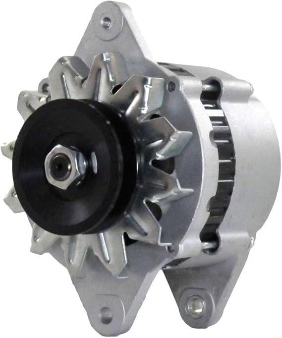 RAREELECTRICAL New 12 Volt 55 Amp Alternator External Fan Compatible With