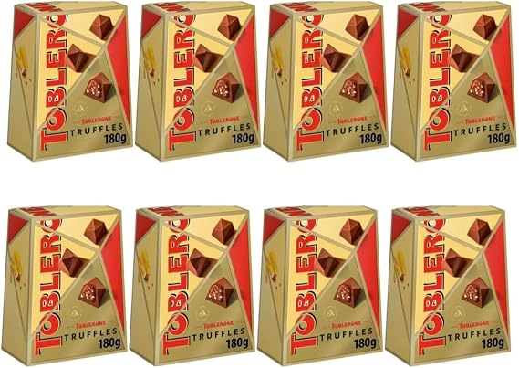 Cadbury Toblerone Truffles, Velvet Smooth Centre with Honey Almond Filling, 180 g