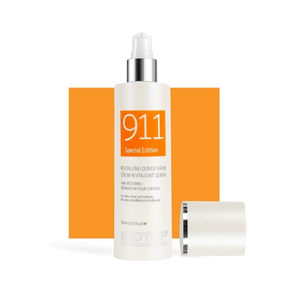 911 Quinoa Serum for Dry, Lifeless, and Damaged Hair 3.4 fl oz Biotop Professional