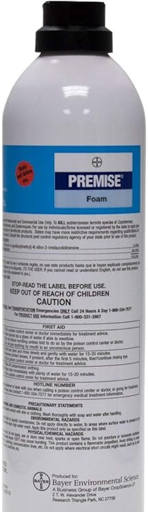 Premise Foam Termiticide,Termite Spray 18oz, Model:, Home & Garden Store