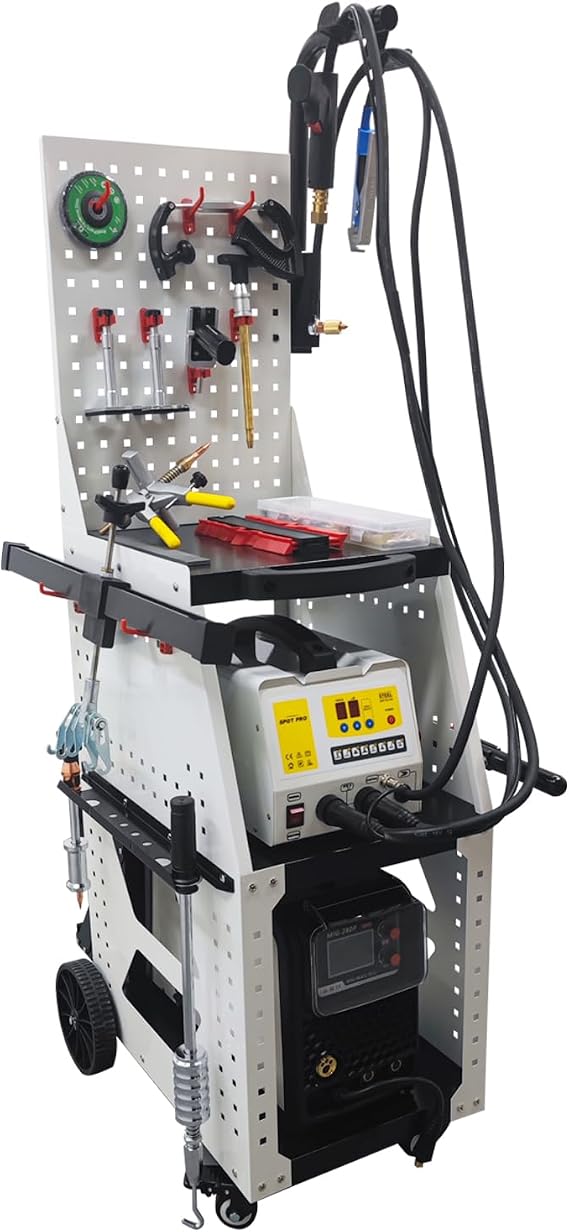 Spot Welder Dent Puller Steel Dent Pulling Machine Dent Repair Kit 97ES Steel Dent Pulling Machine Car Auto Repair Machine 3KW Stud Welder Dent Puller Machine, 220V