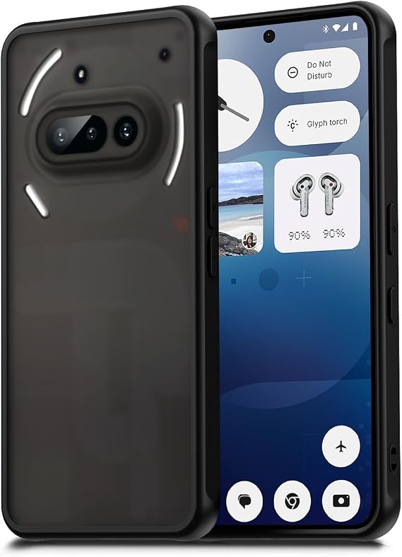 Ultra Thin Mobile Phone Case for Nothing Phone 3A Matte Black