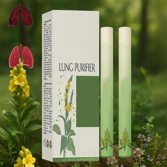 Mullein Lung Purifier, Upgraded Herbal Diffuser Pen, Herbal Lung Cleansing Inhaler, Mullein Inhaler for Lung Cleansing and Breathing Support (2)