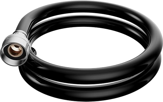 hOmeLabs Dehumidifier Drain Hose | Best fit for hOmeLabs Dehumidifiers, 34 Inch Connection, 5, 5 Feet, Flexible PVC, Black