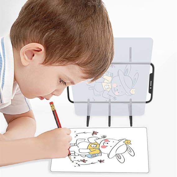 DIY Drawing Tracing Pad Optical Lenses Sketch Wizard Painting Board Zero-Based Drawing Mould Painting Reflection Tracer Art Stencil Tool Draw Projector Copy Pad for Artists,Kids,Students