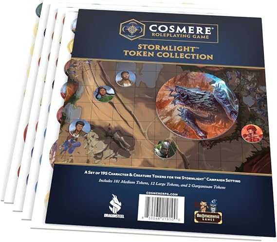 Stormlight Tokens Collection - Cosmere RPG by Brotherwise Games | Ages 14+ | 3-7 Players |