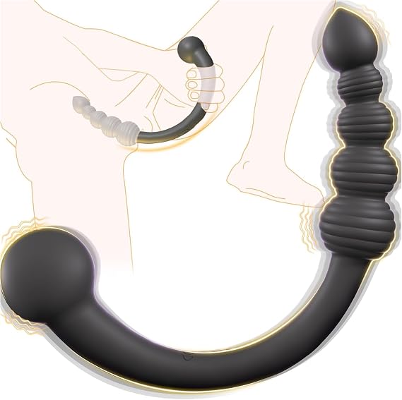 New 10 Modes Today Adult Prostate Device for Men Electrodes Device for Mens Prostate Electrodes vibrate Toys Interesting Couple Adult Tools Sunglasses H8FS4,Matte Black