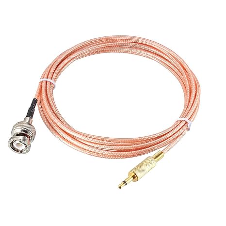 Coaxial Cable with BNC Male to 3.5mm TS Male Connectors Low Loss Coax Cable 50 Ohm 3M/10 Ft