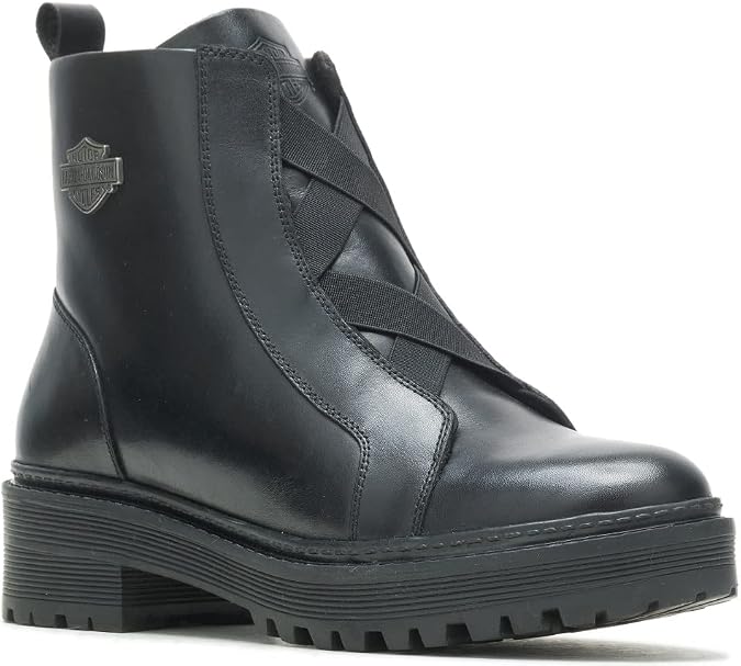 HARLEY-DAVIDSON FOOTWEAR Women's Carney Elastic Ankle Boot