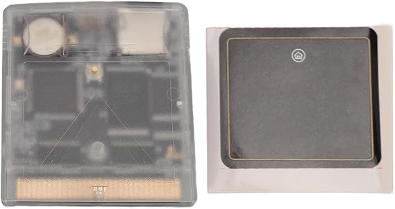 Flash Memory Card Game Professional 1000 in 1 Game Video 8G Memory Card with USB Support for Gameboy Color Advance SP Light Pocket Retro Gaming ABS (Transparent White)