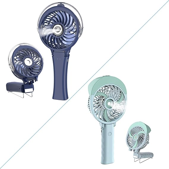 Handheld Misting Fan+ Portable Misting Fan with 55ml Tank