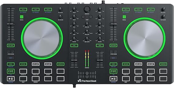 The Next Beat by Tiesto, DJ Decks For Beginners, DJ Controller, DJ Mixer, Multicolor, 22400