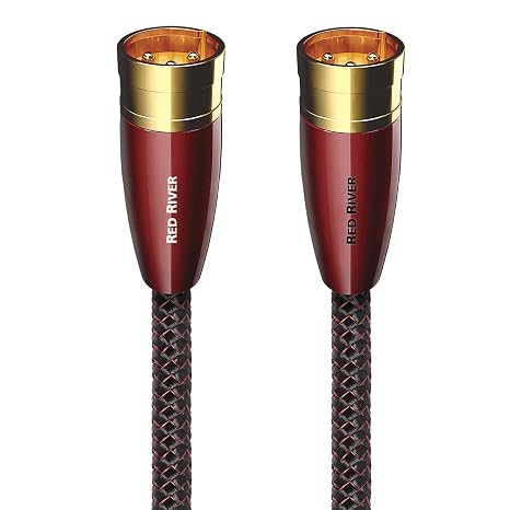 AudioQuest Red River XLR Audio Interconnect Cable (0.75m, Pair)