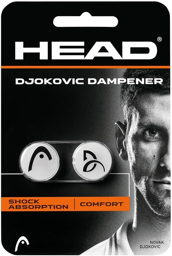 HEAD Djokovic Tennis Racket Vibration Dampener - Racquet String Shock Absorber