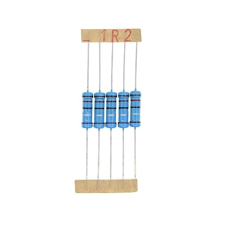 50PCS 2 Watts 2W 1% Metal Film Resistor 1.2 Ohm