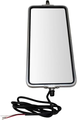 Heated Door Mirror with Turn Signal - Driver Side West Coast Style - Manual Adjustment - for 2007 Mitsubishi Fuso FE140