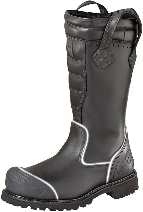 Thorogood 804-6369 Men's Hellfire 14-inch Power HV Structural Bunker Composite Toe Boot Black 8 M US
