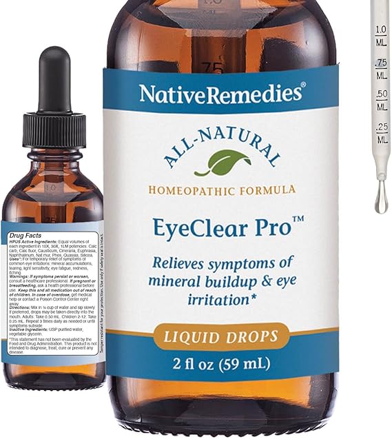 Native Remedies EyeClear Pro - Natural Oral Liquid Drops - 2 Fl Oz