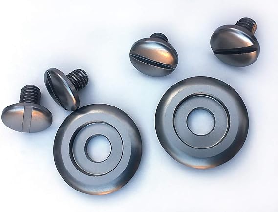 Shield Pivot Kit to fit Arai CK6 Helmets 6pc Kit Anodized (gray)