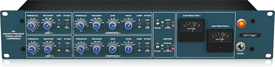 Behringer Classic 2-Channel Precision Stereo Compressor and Limiter with Custom-Built Midas Transformers