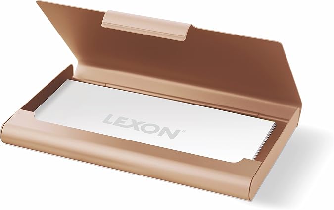 Lexon Unisex's Box Aluminium Business Card Case - Parent