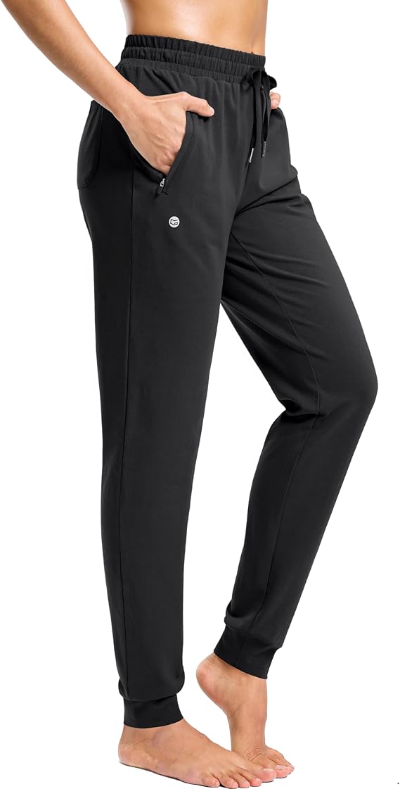 G Gradual Women's Tall Sweatpants 30/32/34" Cotton Joggers with Pockets