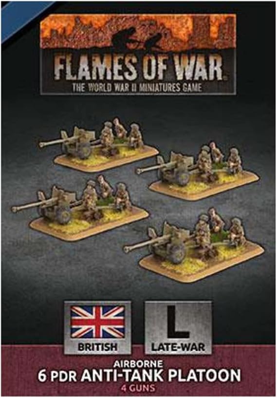 Flames of War: Late War: British Airborne 6pdr Anti Tank Platoon (BBX51)