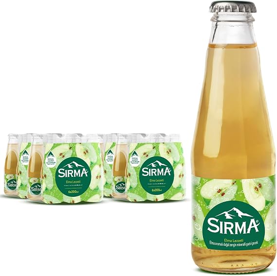 Sirma C Vitaminli Elma Aromalı Doğal Maden Suyu (24 x 200 ml)