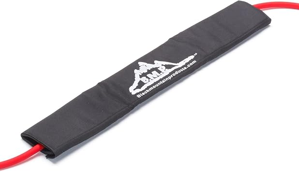 Black Mountain Products Resistance Band Protective Sleeve for Exercise Bands Gym Home Travel and Physical Therapy