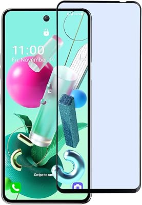 For LG K92 5G LM-K920 - Full Adhesive Tempered Glass Screen Protector - Black