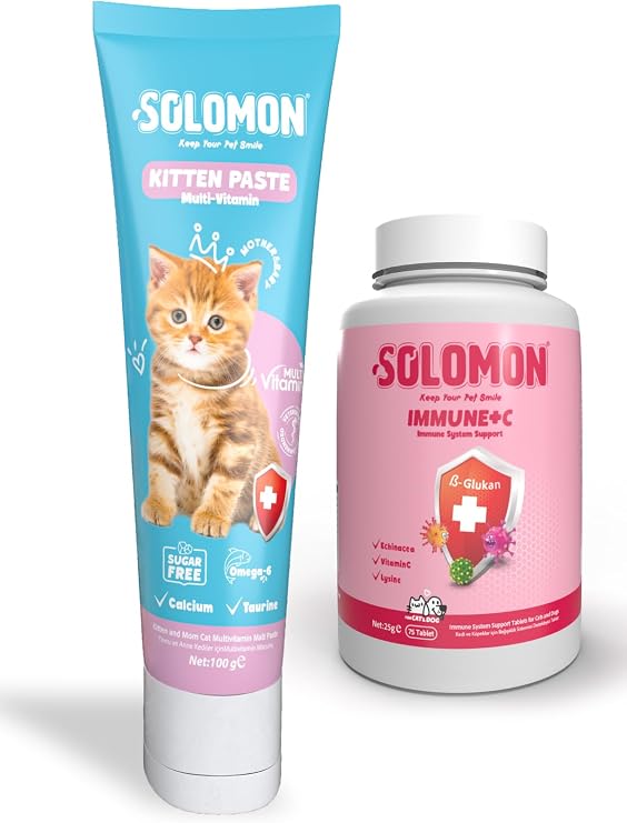 Solomon Yavru Kedi Seti (kitten Paste & Immune C)