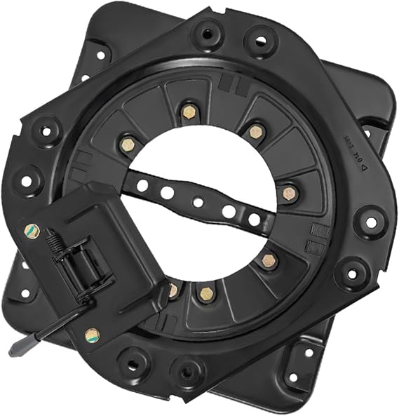 360° Rotatable Heavy Duty Seat Swivel Base With Slider, 30Mm Steel, For Camper, Van, RV, Bus, Truck