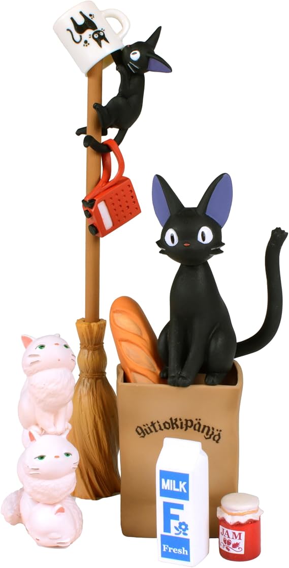 ensky Kiki's Delivery Service - Jiji Nosechara Assortment, Stacking Figure (NOS-84)