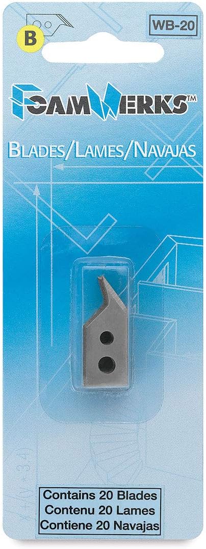 Logan Graphics FoamWerks Replacement Blades B 20 Pk-Fits the Freestyle Cutter