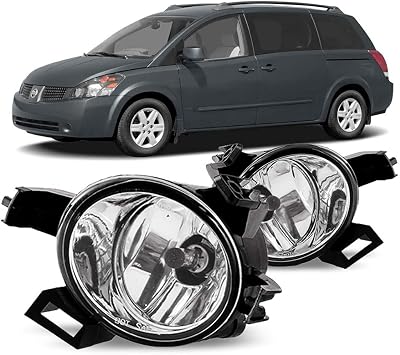 Winjet WJ30-0182-09 OEM Series for [2004-2006 Nissan Quest] [2005-2006 Nissan Altima] Driving Fog Lights  Switch  Wiring Kit
