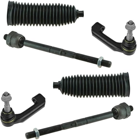 Tie Rod End Suspension Kit Outer Frontward Forward Inner Side for Ford for F150 2009-2017, for Lincoln for Navigator 2007-2010 2014-2016 6 Piece